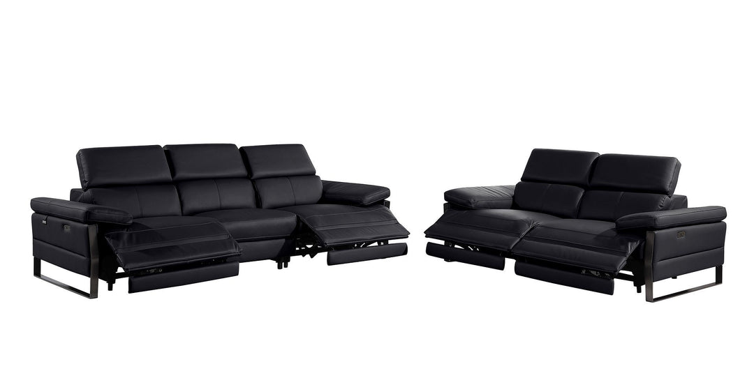 1246 - Modular Power Dual Reclining Sofa And Loveseat Set With Power Headrests