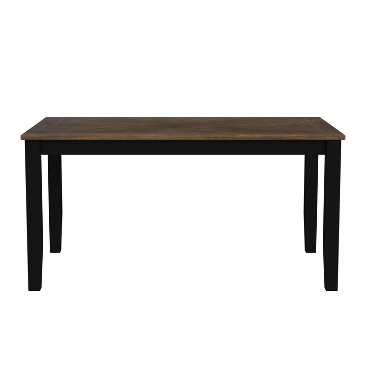 Brooks - 6 Piece Dining Set With Table, 4 Wood Back And Upholstered Seat Chairs, And Bench