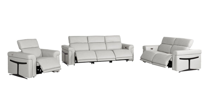 1126 - 6-Piece Modular Power Reclining Sofa, Loveseat &amp; Chair Set In With 6 Power Recliners &amp; Power Headrests