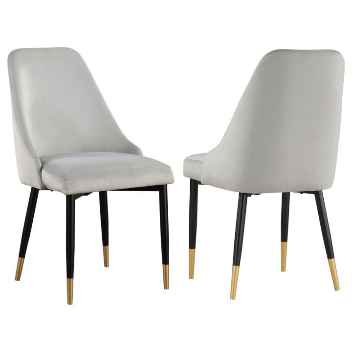 Gabrielle - Upholstered Dining Side Chair (Set of 2) - Gray