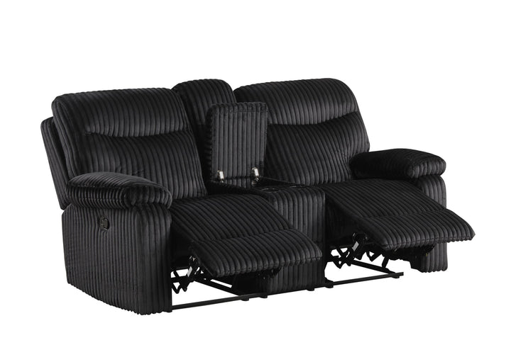 BRAVO - Black 3pc Reclining Set ON SALE