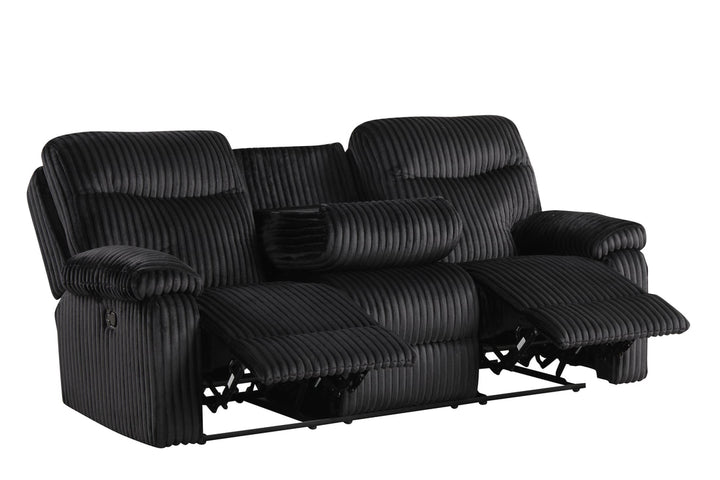 BRAVO - Black 3pc Reclining Set ON SALE