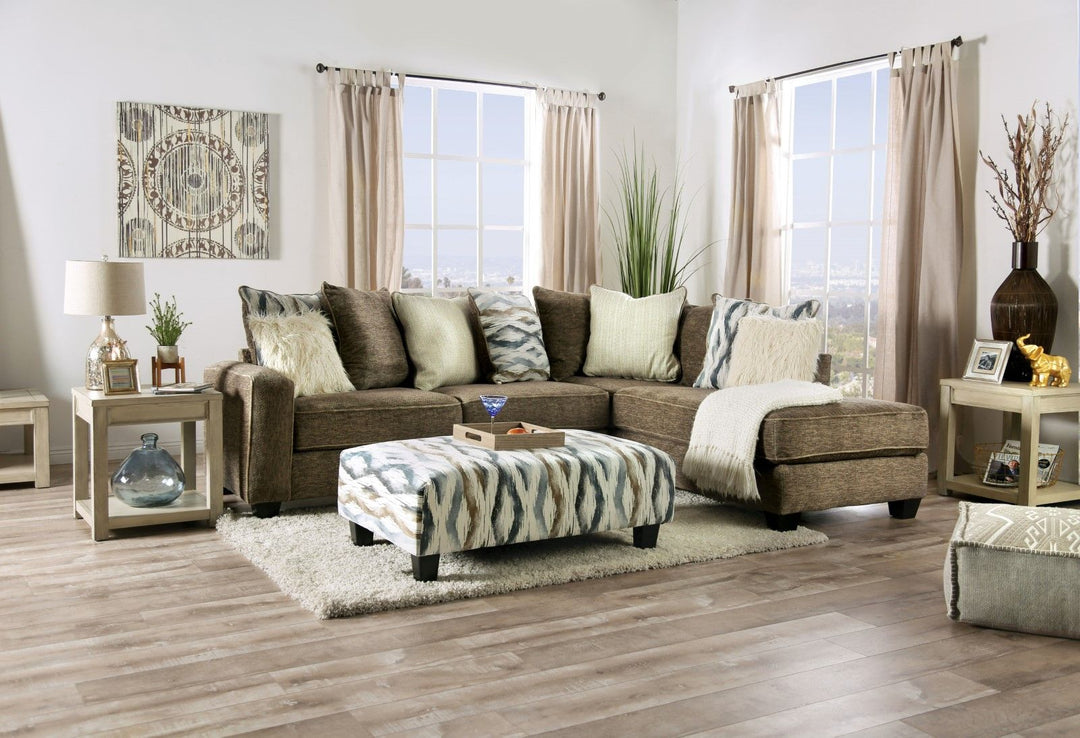 Kempston - Sectional - Brown