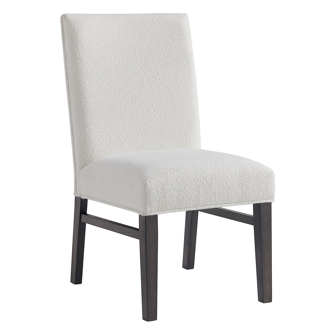 Breckenridge - 38" Dining Side Chair With Boucle Snow (Set of 2) - Black