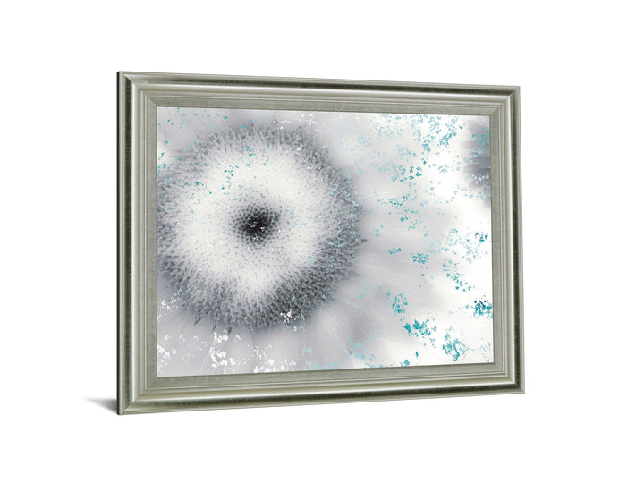 Frosted Petal Burst - 28" x 34" Framed Wall Art
