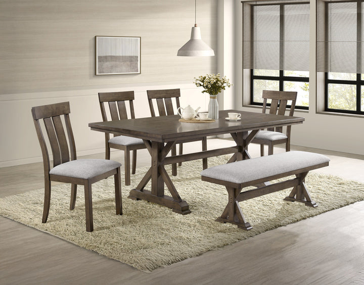 Lloyd - Bench - Brown / Gray