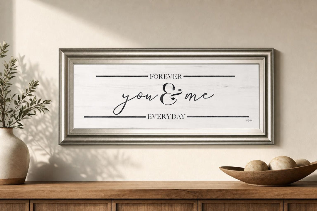 18x42 You &amp; Me By Jaxn339B - White