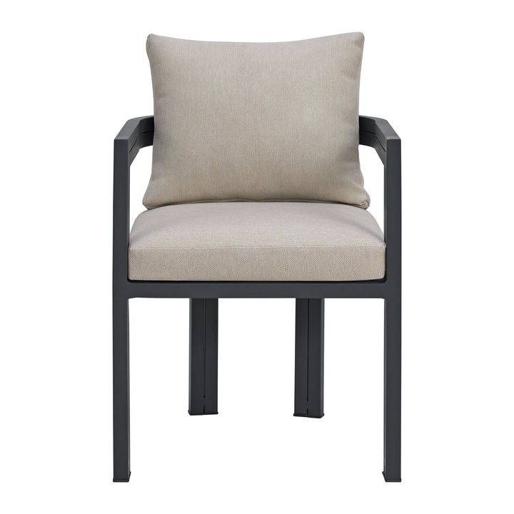 Playa - Dining Chair (Set of 2) - Dark Gray / Beige