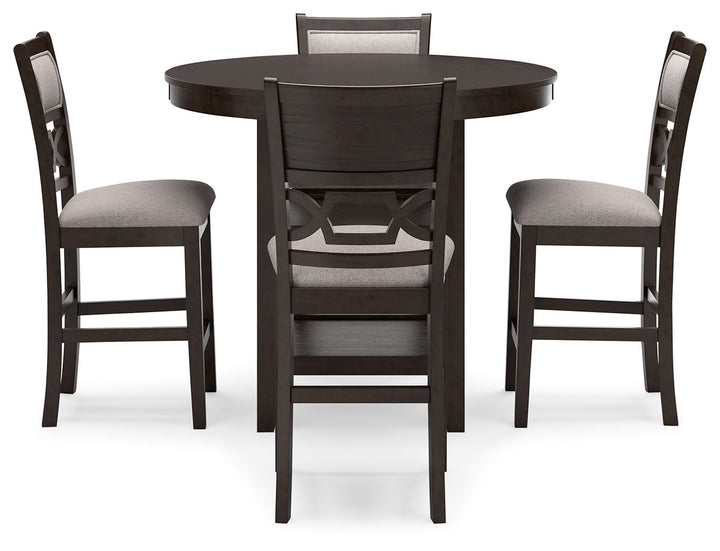 Langwest - Brown - Dining Room Counter Table Set (Set of 5)