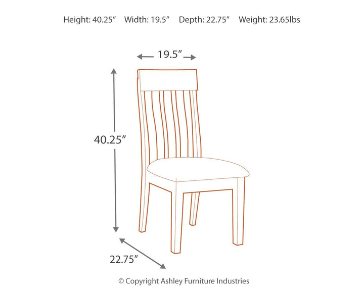 Ralene - Medium Brown - Dining UPH Side Chair (Set of 2)