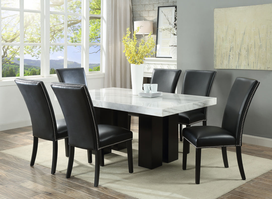 Camila - Rectangular Dining Set - White Top