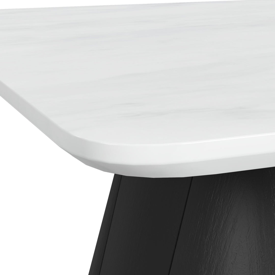 Edison - Coffee Table - White And Black