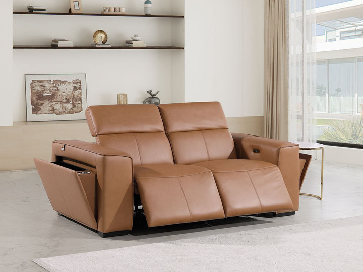 1224 - 2-Piece Modular Power Reclining Loveseat In With 2 Power Recliners &amp; Power Headrests
