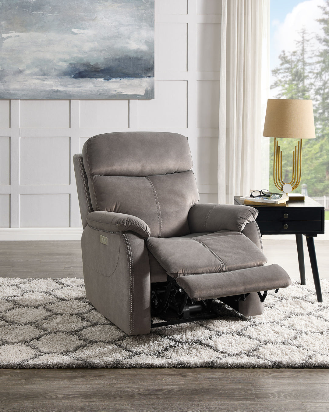 Surrey - Power Recliner - Gray