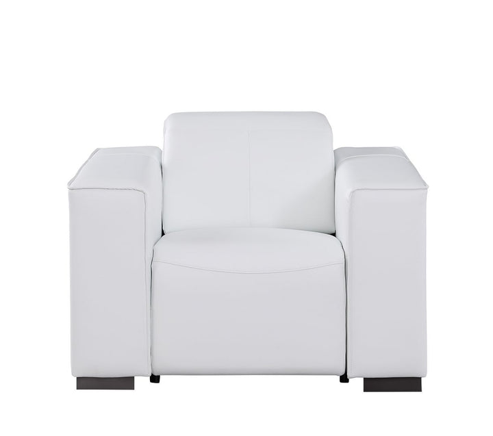 1208 - Leather Power Reclining Chair With Power Headrest