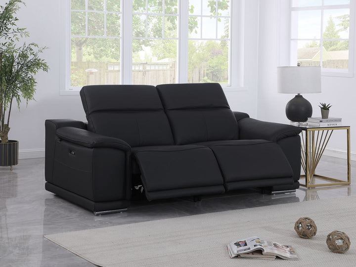 9762 - 2-Piece Modular Power Reclining Console With 2 Power Recliners In