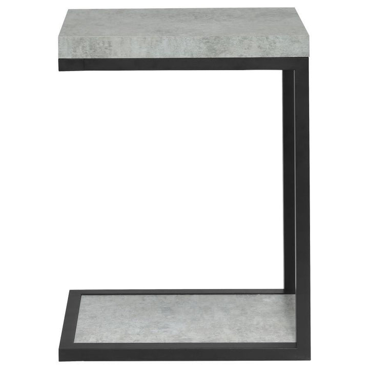 Beck - Engineered Wood C-Shape Sofa Side Table