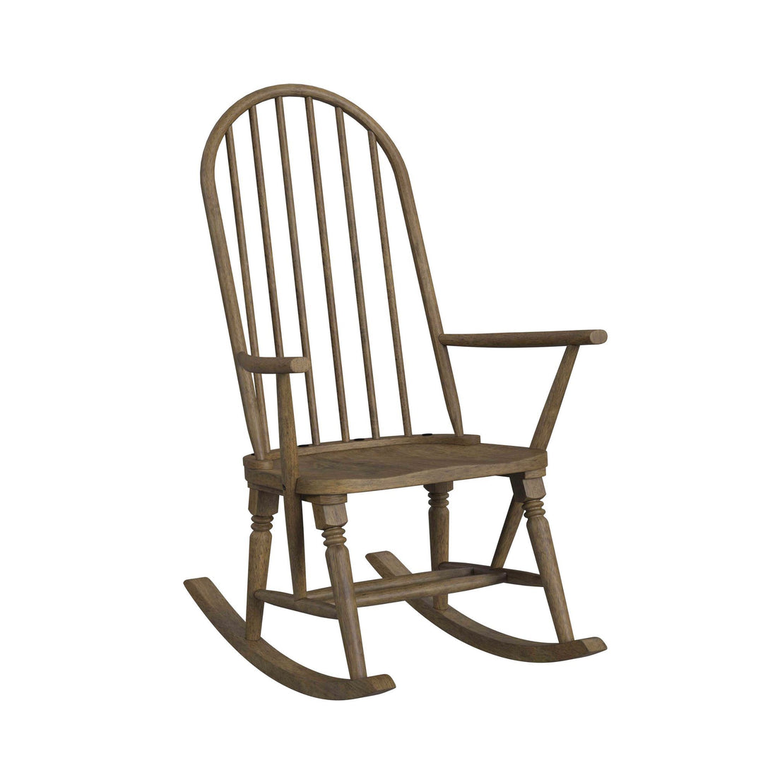 Heritage &amp; Home - Rocking Chair - Oak Brown