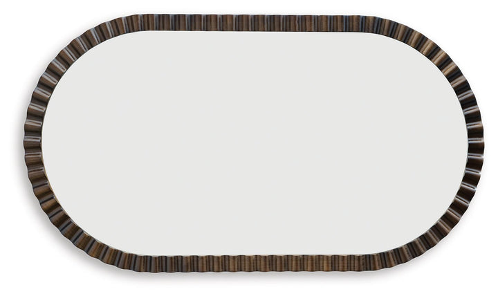 Clorington - Accent Mirror - Dark Brown