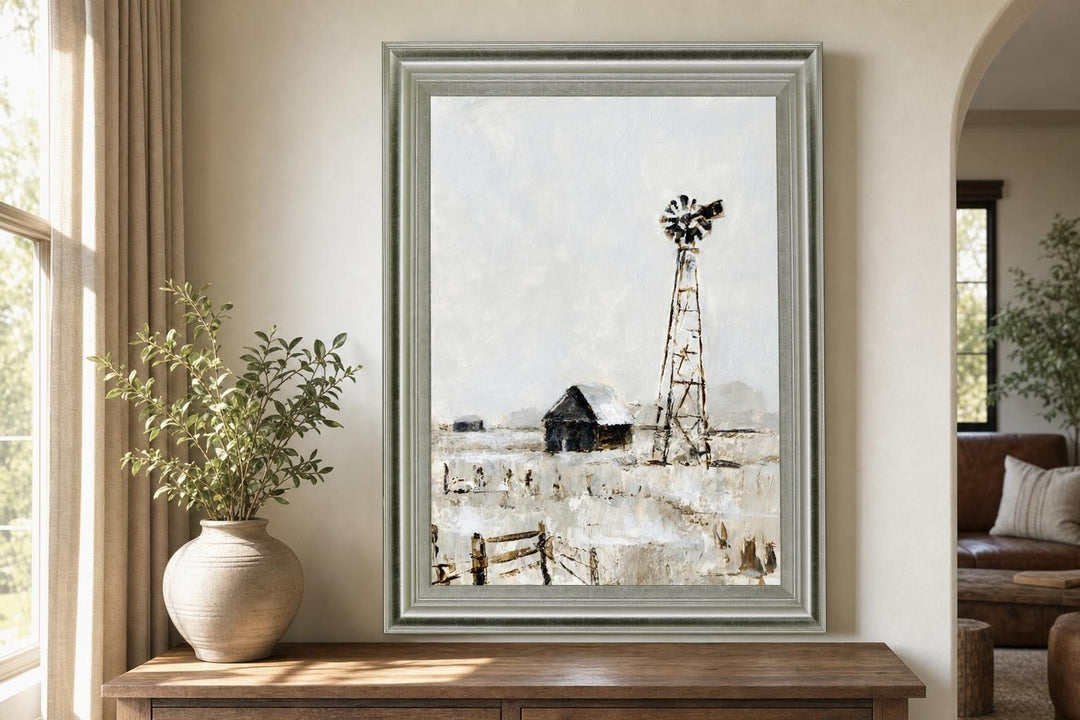 Rustic Prairie Ii By Ethan Harper 28 x 34 - White