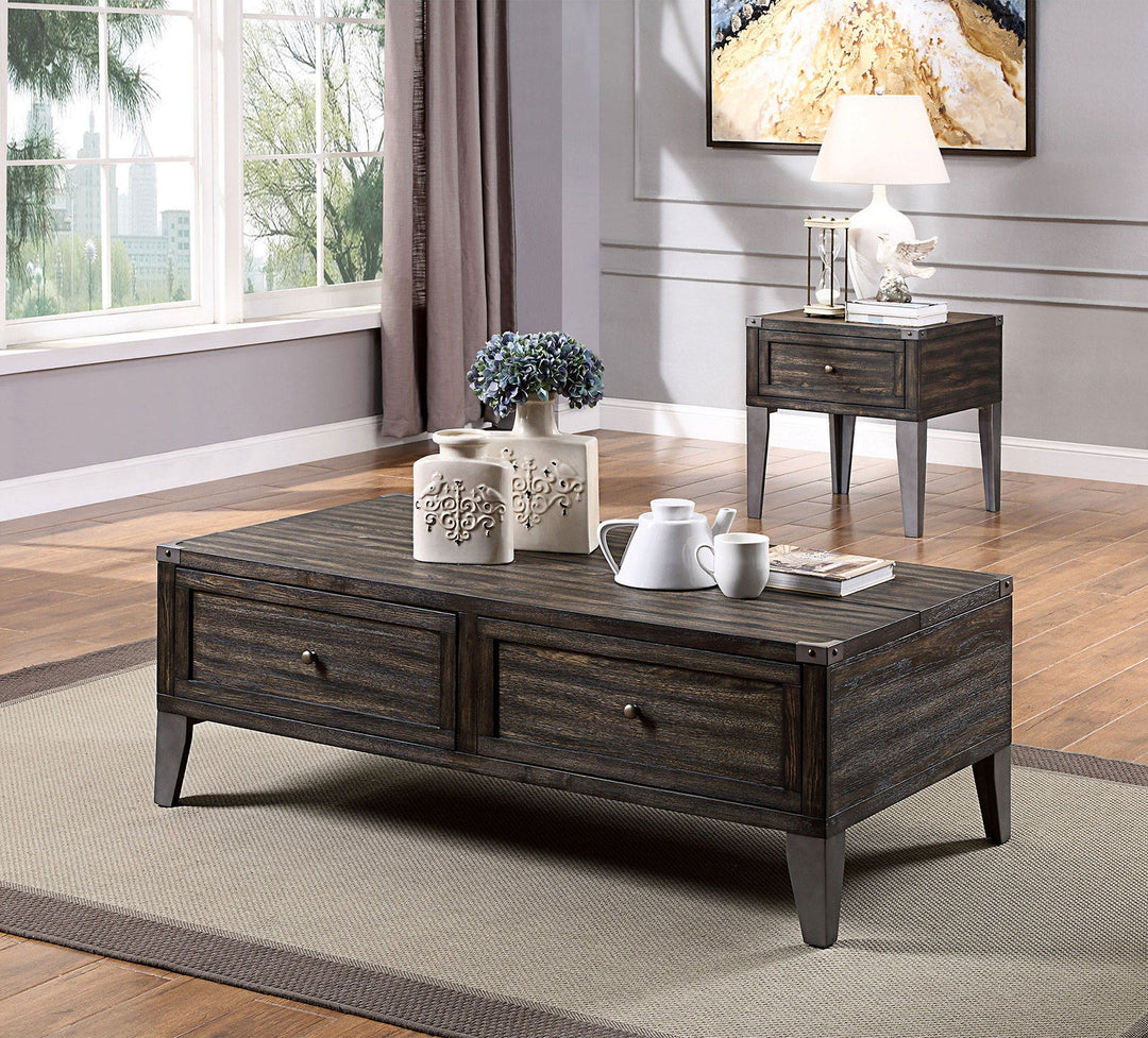 Piedmont - End Table - Dark Oak