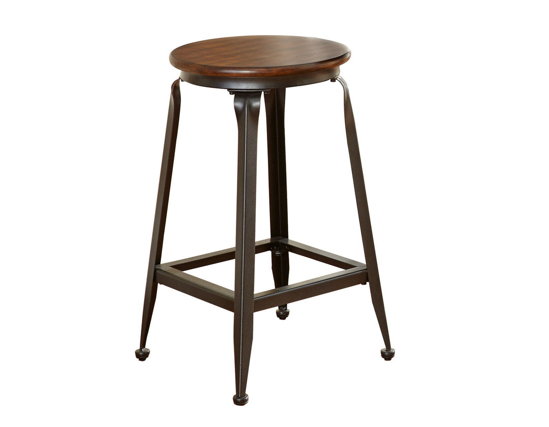 Adele - Counter Stool (Set of 2) - Dark Brown