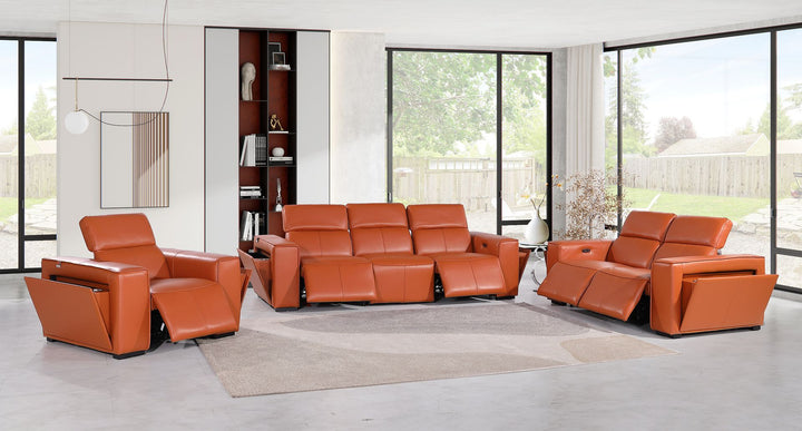 1224 - 6-Piece Modular Power Reclining Sofa, Loveseat &amp; Chair Set In With 5 Power Recliners &amp; Power Headrests