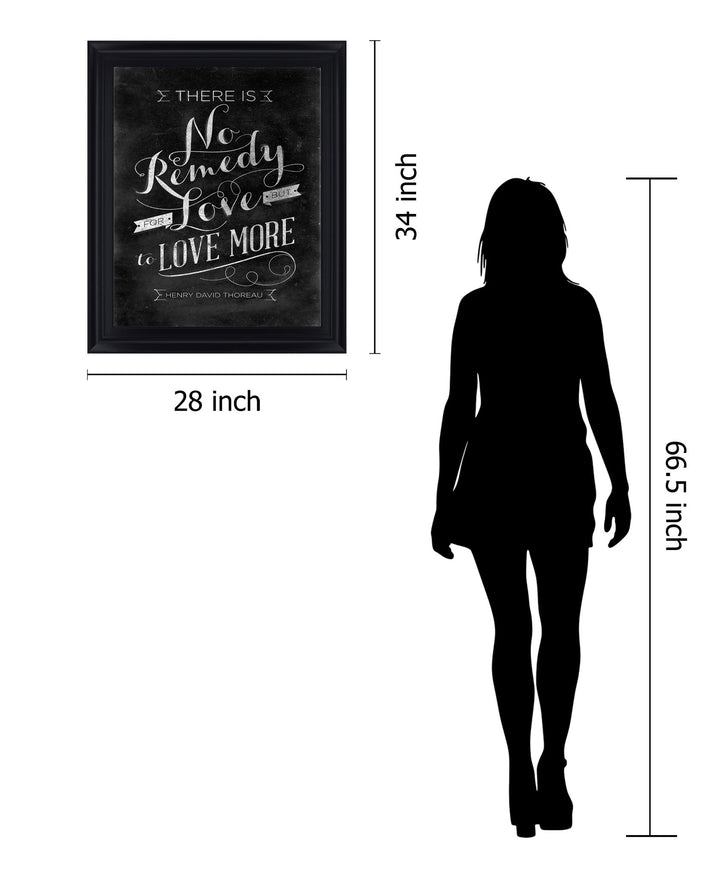 Chalk Wisdom - 28" x 34" Framed Wall Art