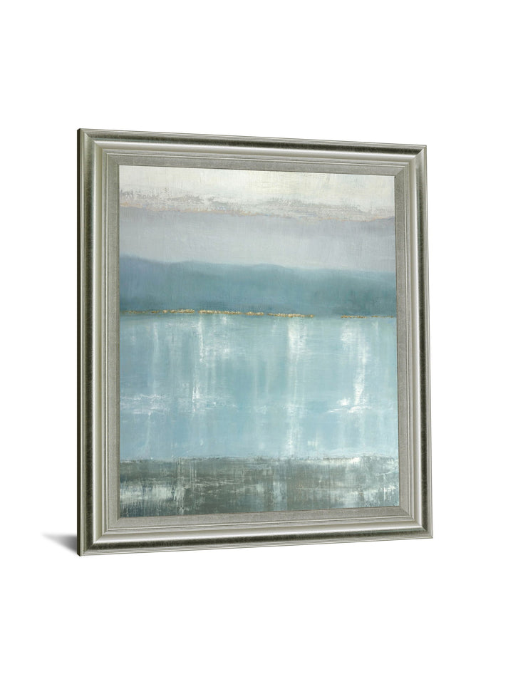 Misty Blue Reflections - 28" x 34" Framed Wall Art