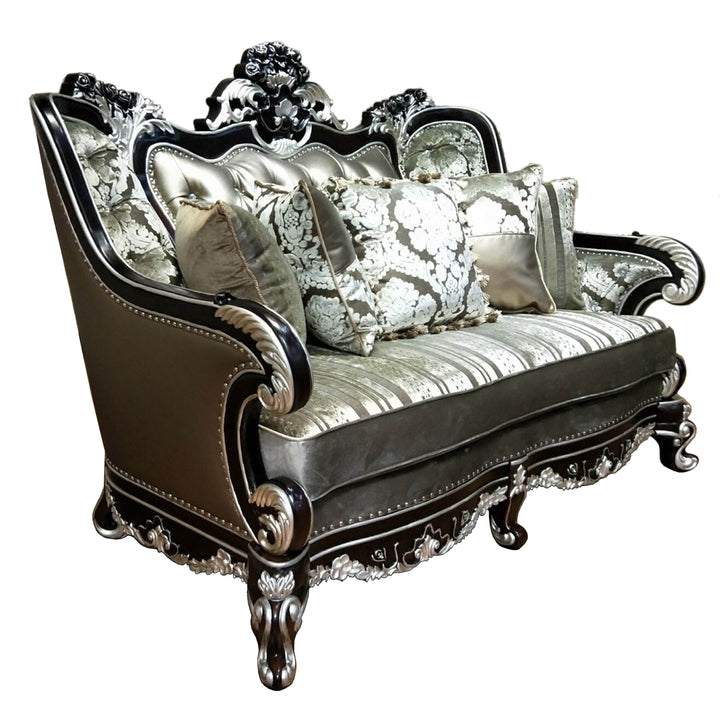 Monica - Loveseat - Silver