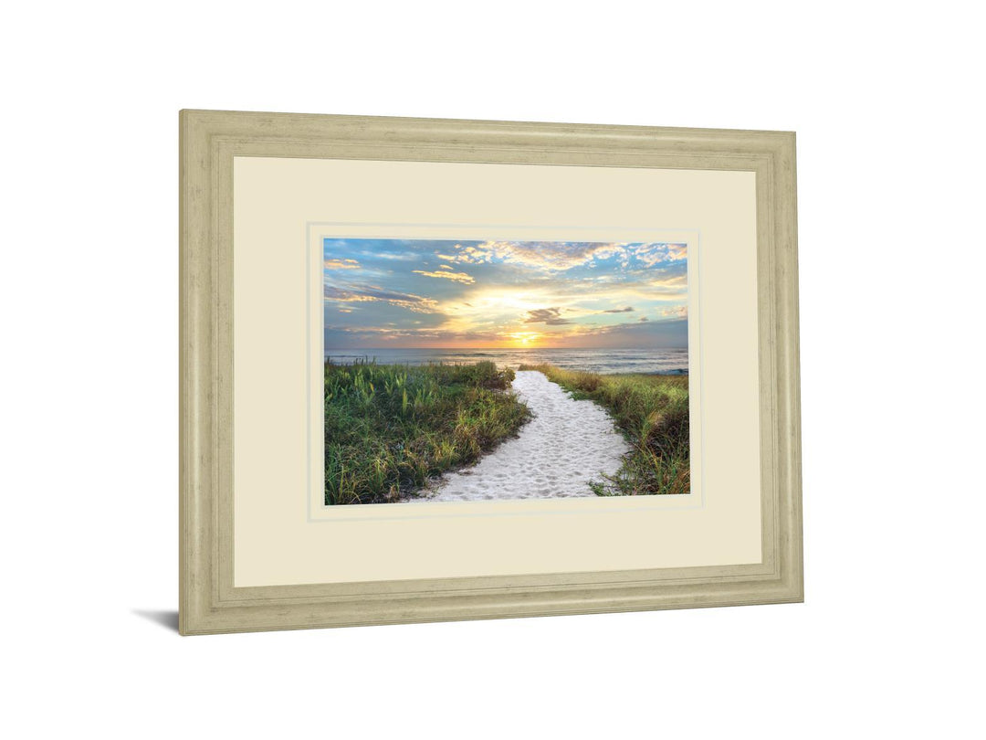 Morning Trail By Celebrate Life Gallery - Framed Print Wall Art - Green