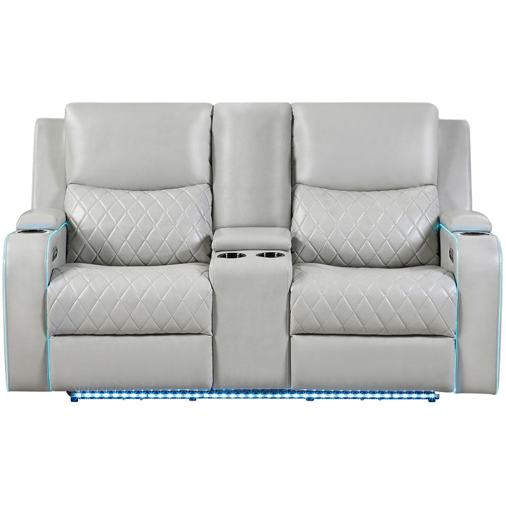 Luna - Power Console Loveseat