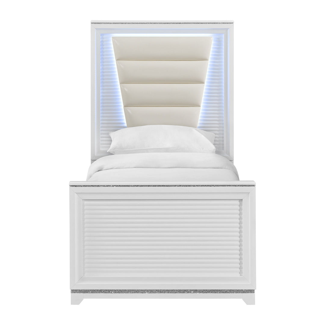 Denmark - Upholstered Bed With LED