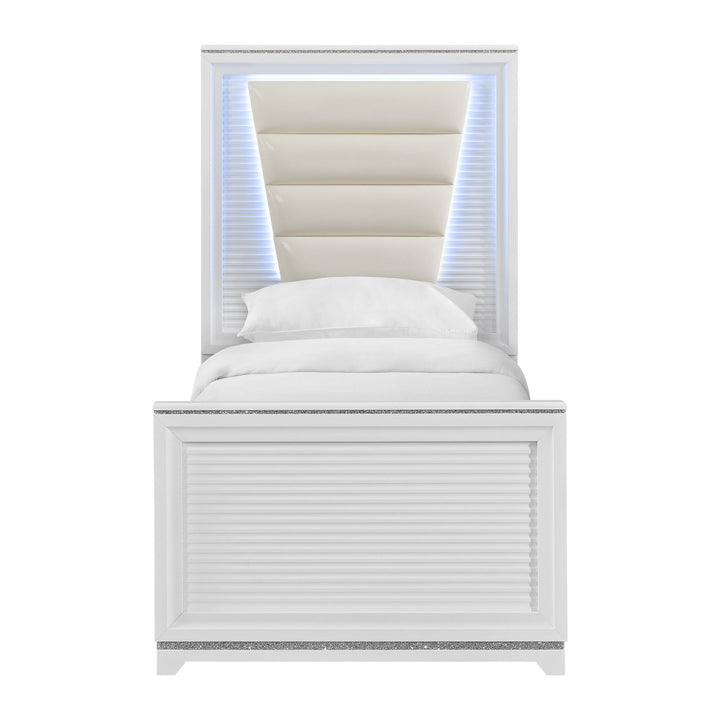 Denmark - Upholstered Bed With LED