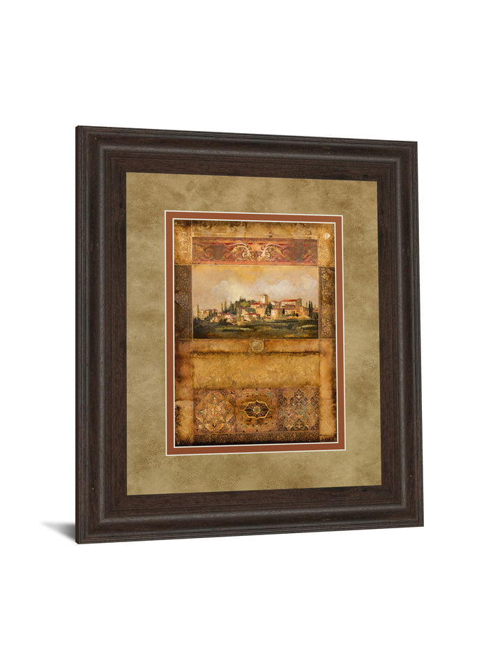 Centimento I By Douglas - Framed Print Wall Art - Light Brown