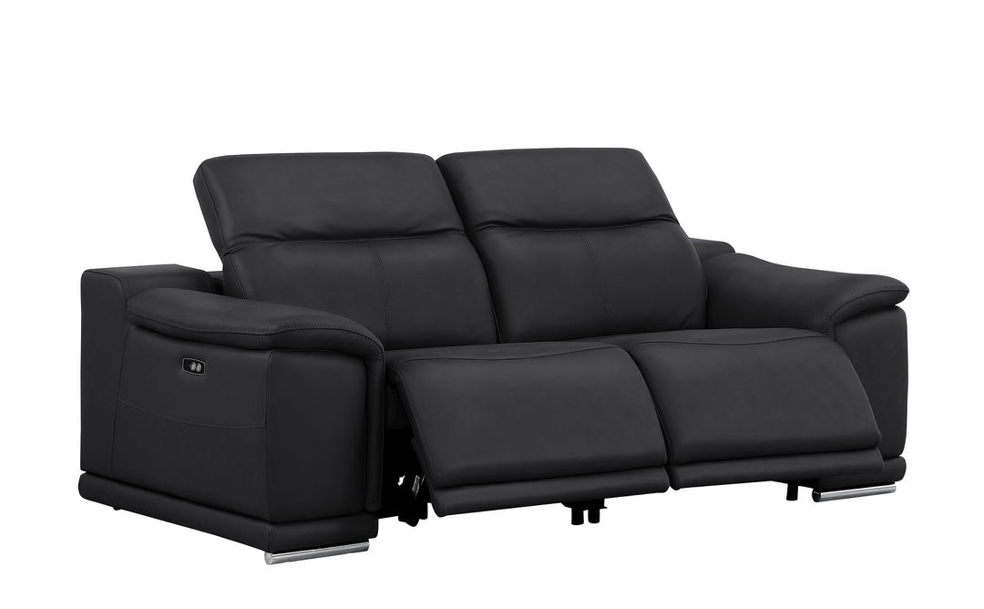 2679 - Power Reclining Sofa, Loveseat &amp; Chair Set In Genuine Leather (5 Recliners)