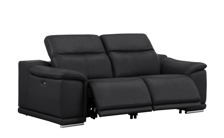 2679 - Power Reclining Sofa, Loveseat &amp; Chair Set In Genuine Leather (5 Recliners)