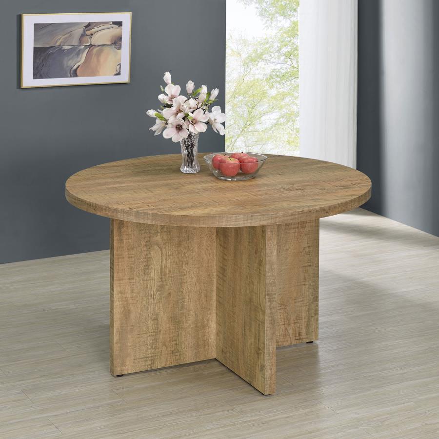 Jamestown - Round Composite Wood Dining Table - Mango