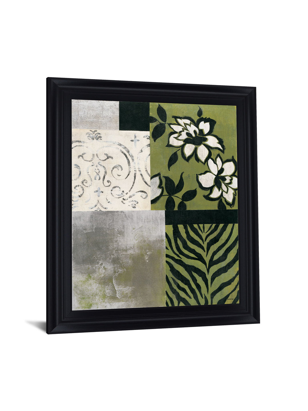Verdant Mélange - 28" x 34" Framed Wall Art