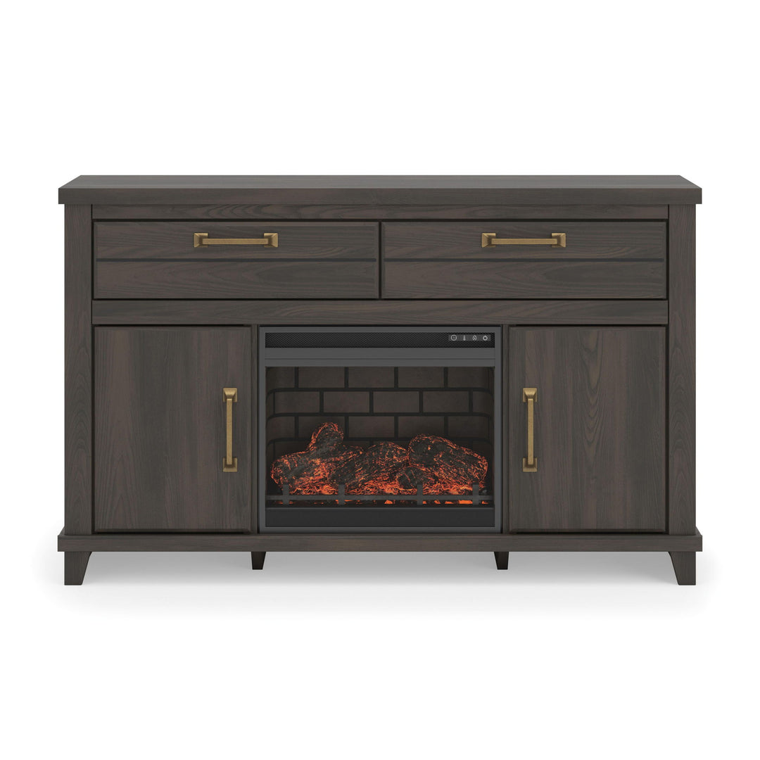 Brazen Valley - TV Stand With Fireplace Option