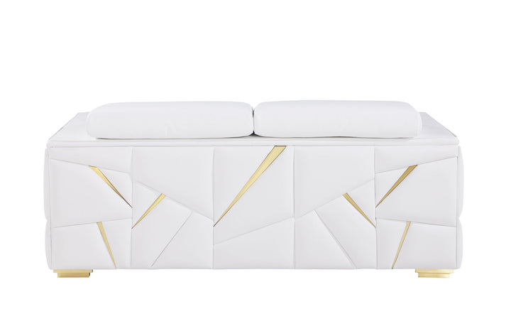 1120 - Leather Loveseat