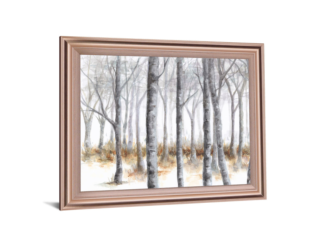 Whispering Silver Woods - 28" x 34" Framed Wall Art