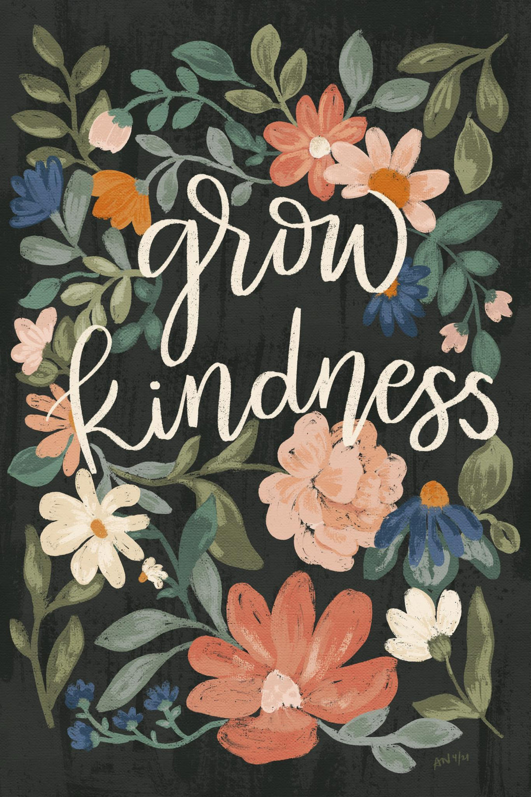 Grow Kindness By Angel Nicole - Dark Green