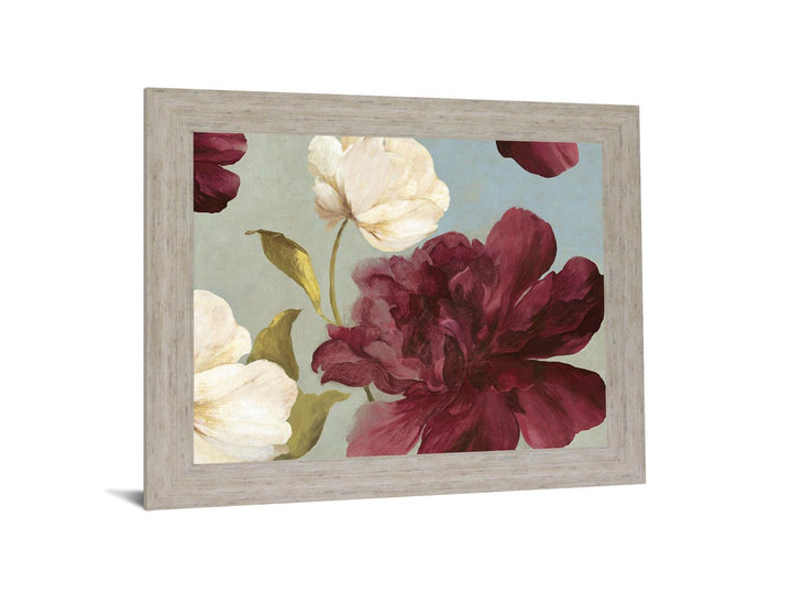 Wine Blossom Drift - 28" x 34" Framed Wall Art