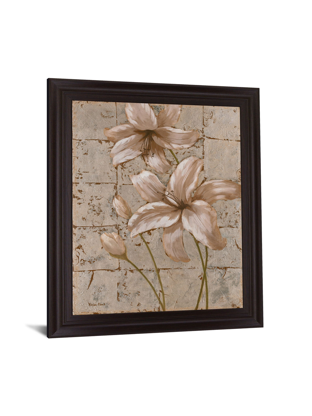 Blush Petals - 28" x 34" Framed Wall Art