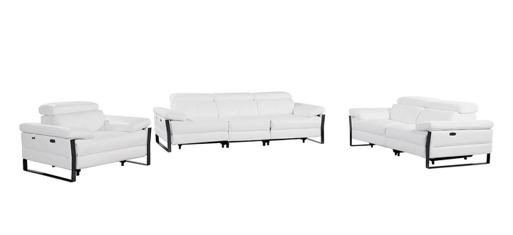 1246 - Modular Power Dual Reclining Sofa, Loveseat, And Chair Set With Power Headrests