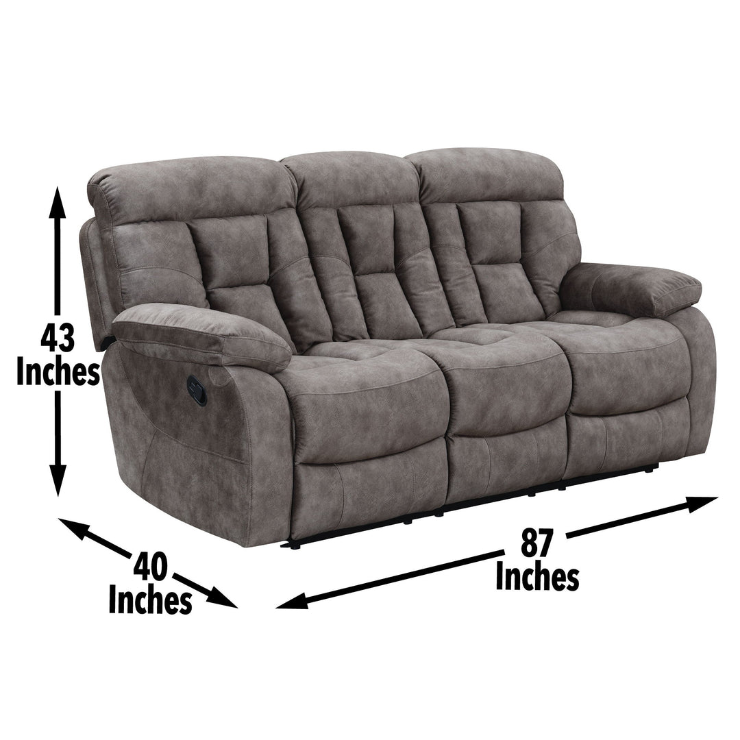 Bogata - Recliner Sofa - Brown