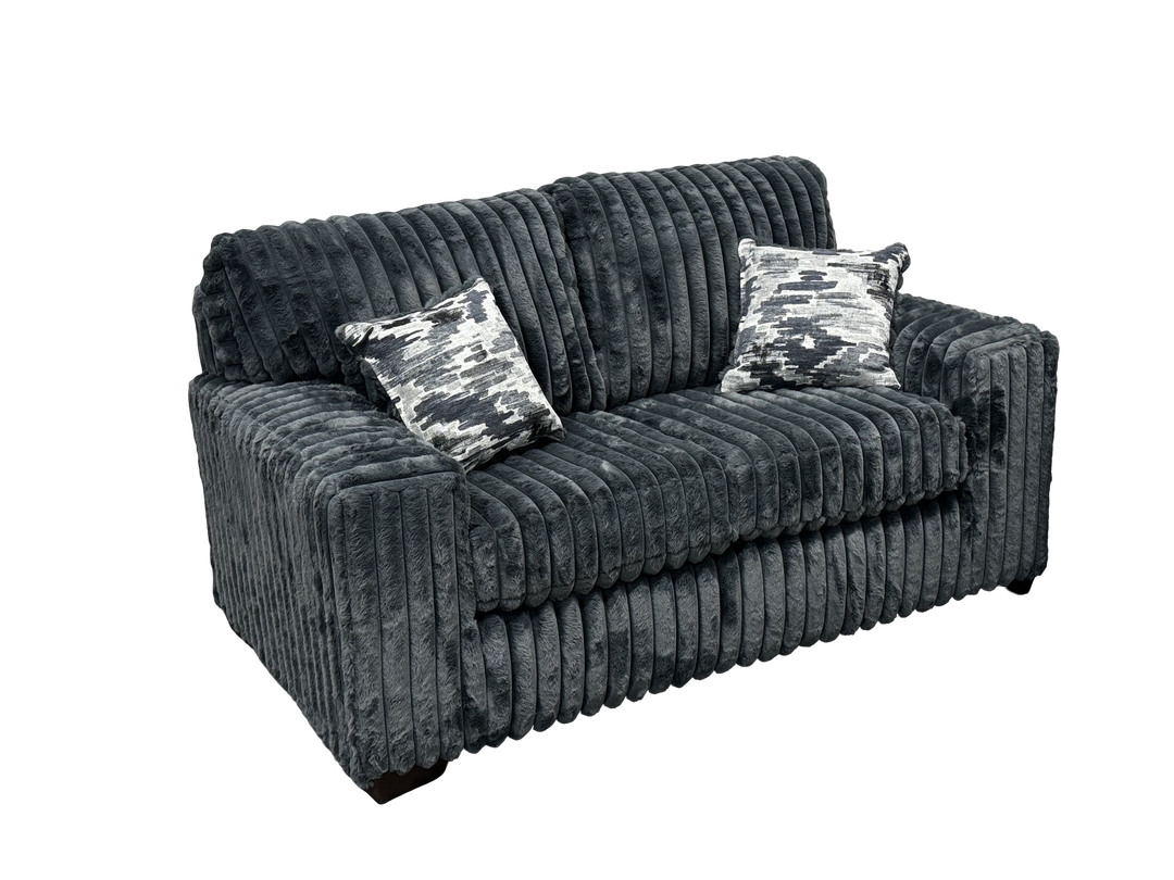 S319 Sofa and Loveseat (Charcoal)