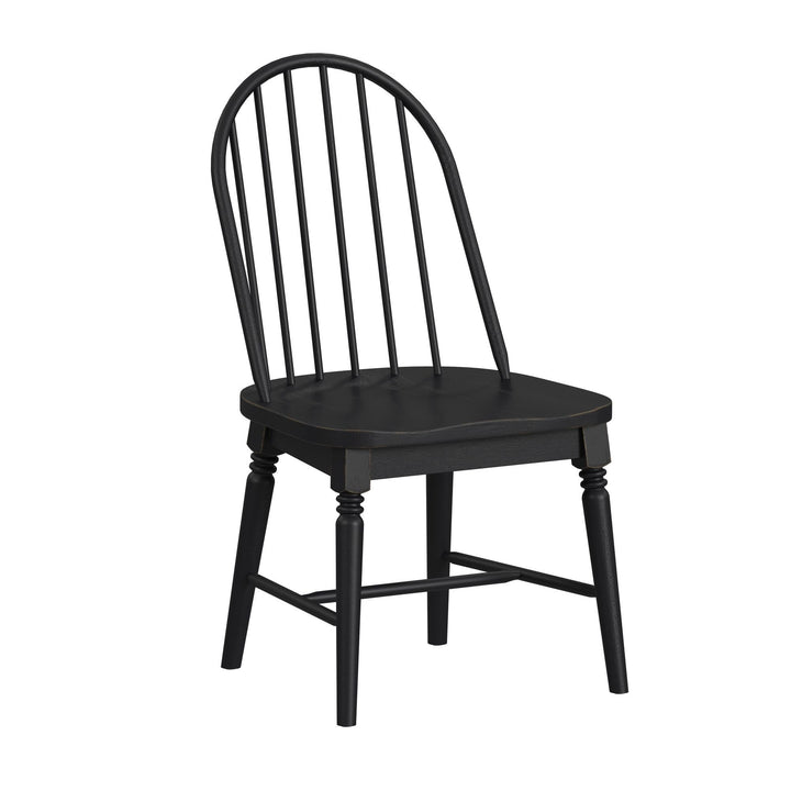 Heritage &amp; Home - Windsor Side Chair (Set of 2) - Black