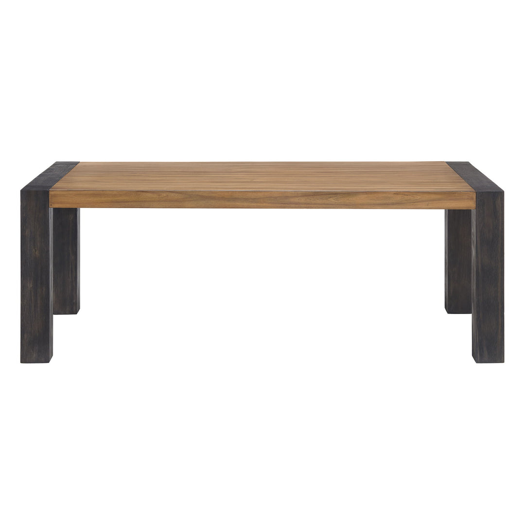 Breckenridge - Dining Table With Oak Top - Black